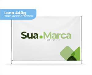 Lona 440g Sem Acabamento Lona 440g Personalizado 4x0 Sem Revestimento Sem Acabamento 